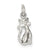 Sterling Silver Cat Charm hide-image