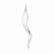Sterling Silver Italian Horn pendant, Classy Pendants for Necklace