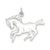 Horse Charm in Sterling Silver