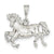 Horse Charm in Sterling Silver