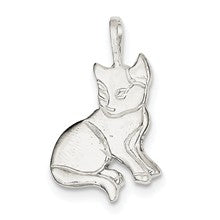 Sterling Silver Cat Charm hide-image