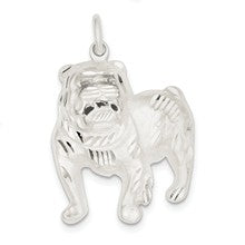 Sterling Silver Bull Dog Charm hide-image