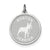 Sterling Silver Boston Terrier Disc Charm hide-image