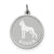 Sterling Silver Boxer Disc Charm hide-image