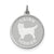 Cairn Terrier Charm in Sterling Silver