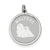 Sterling Silver Maltese Disc Charm hide-image