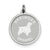 Sterling Silver Springer Spaniel Disc Charm hide-image