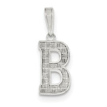 Sterling Silver Initial B Charm hide-image