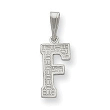 Sterling Silver Initial F Charm hide-image