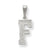 Sterling Silver Initial F Charm hide-image