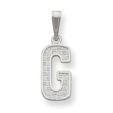 Sterling Silver Initial G Charm hide-image
