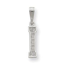 Sterling Silver Initial I Charm hide-image
