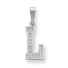 Sterling Silver Initial L Charm hide-image
