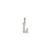 Initial L Charm in Sterling Silver