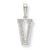 Sterling Silver Initial V Charm hide-image