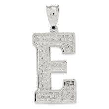 Sterling Silver Initial E Charm hide-image