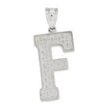 Sterling Silver Initial F Charm hide-image
