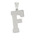 Sterling Silver Initial F Charm hide-image