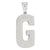 Sterling Silver Initial G Charm hide-image