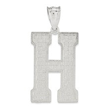 Sterling Silver Initial H Charm hide-image