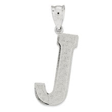 Sterling Silver Initial J Charm hide-image