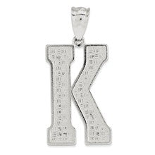 Sterling Silver Initial K Charm hide-image