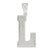 Initial L Charm in Sterling Silver