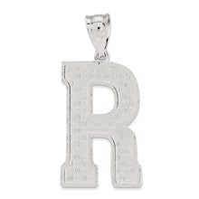 Sterling Silver Initial R Charm hide-image