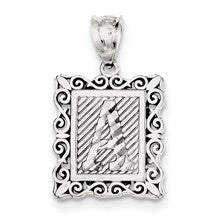 Sterling Silver Initial A Charm hide-image