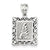 Sterling Silver Initial A Charm hide-image