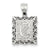 Initial C Charm in Sterling Silver