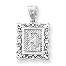 Sterling Silver Initial E Charm hide-image