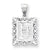 Sterling Silver Initial H Charm hide-image