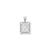 Initial K Charm in Sterling Silver