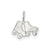 Roller Skates Charm in Sterling Silver