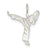 Karate Charm in Sterling Silver