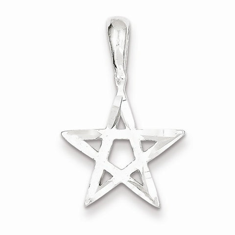 Sterling Silver Star pendant, Fine Pendants for Necklace