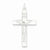 Sterling Silver Satin INRI Crucifix Pendant, Pendants for Necklace