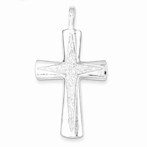 Sterling Silver Cross Pendant, Fine Pendants for Necklace
