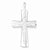 Sterling Silver Cross Pendant, Fine Pendants for Necklace