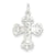 Sterling Silver Diamond-Cut Cross Charm hide-image