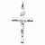 Sterling Silver INRI Crucifix Pendant, Classy Pendants for Necklace