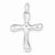 Sterling Silver Freeform Cross Pendant, Exquisite Pendants for Necklace