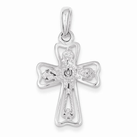 Sterling Silver Nugget Cross pendant, Lovely Pendants for Necklace