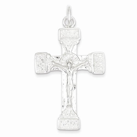 Sterling Silver Latin Crucifix Pendant, Pendants for Necklace