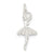 Sterling Silver Ballerina Charm hide-image