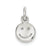 Happy Face Charm in Sterling Silver
