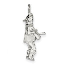 Sterling Silver Fireman Charm hide-image