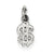 Sterling Silver Dollar Sign Charm hide-image
