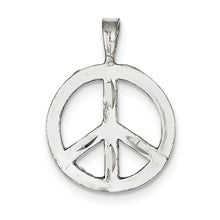 Sterling Silver Peace Symbol Charm hide-image